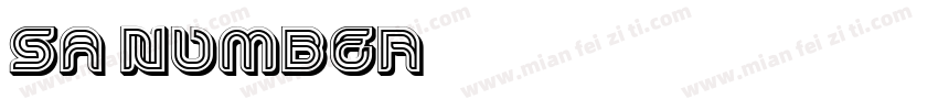 sa number字体转换